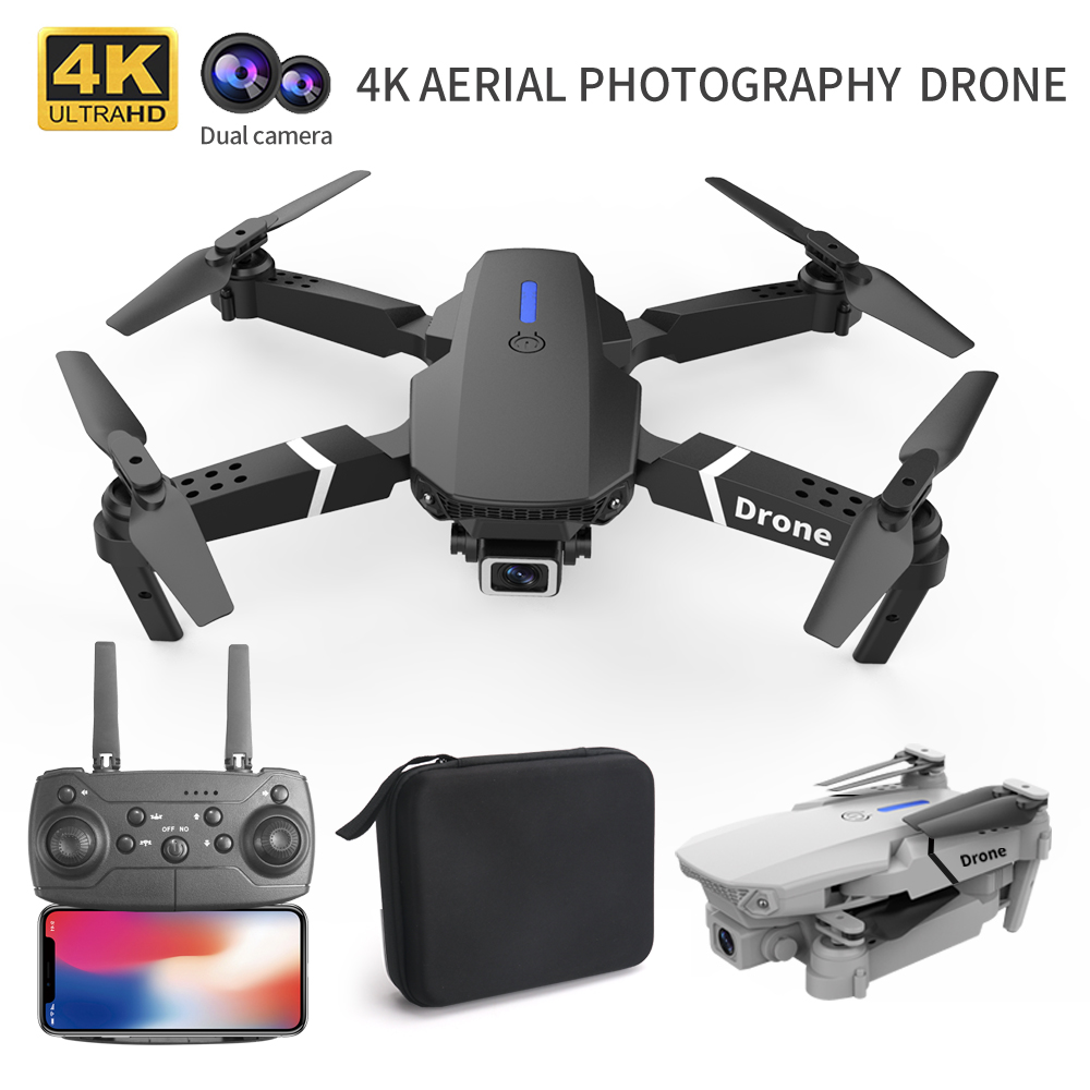 Drone E88 Rc Quadcopter - 2025 E88 Proドローン プロ仕様 HD 4K