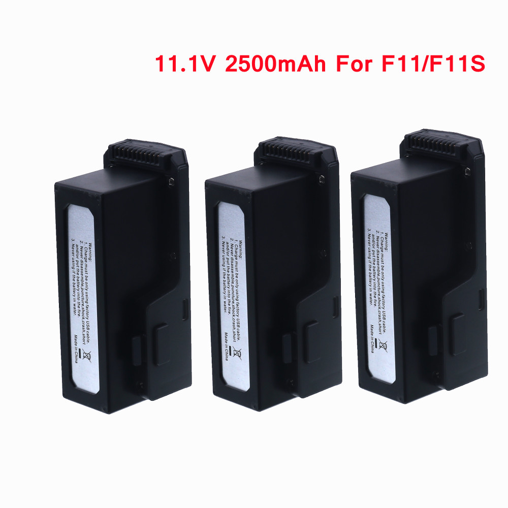 Drone Rc Leading - Lipoバッテリー11.1v,2500mah,sjr/c sjrc f11/f11 pro,sjrc f11s/f11s pro/f11s
