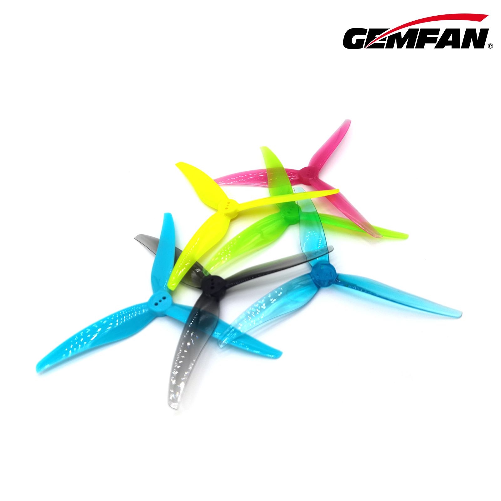 Drone Rc Leading - ジェムファン-rcドローン用プロペラ、ハリケーンsl 5125、3ブレード、3穴小道具、fpvフリースタイル、モーターのアップグレード、diy部品、6ペア、12
