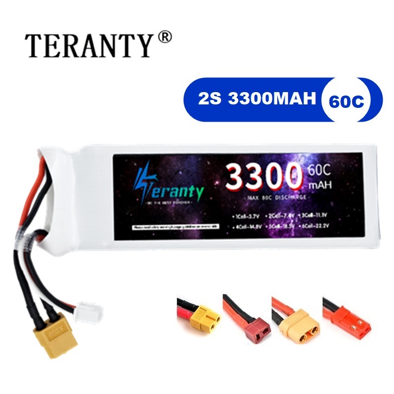 Drone Rc Leading - 2S 7.4V リポバッテリー 3300mAh 60C 車