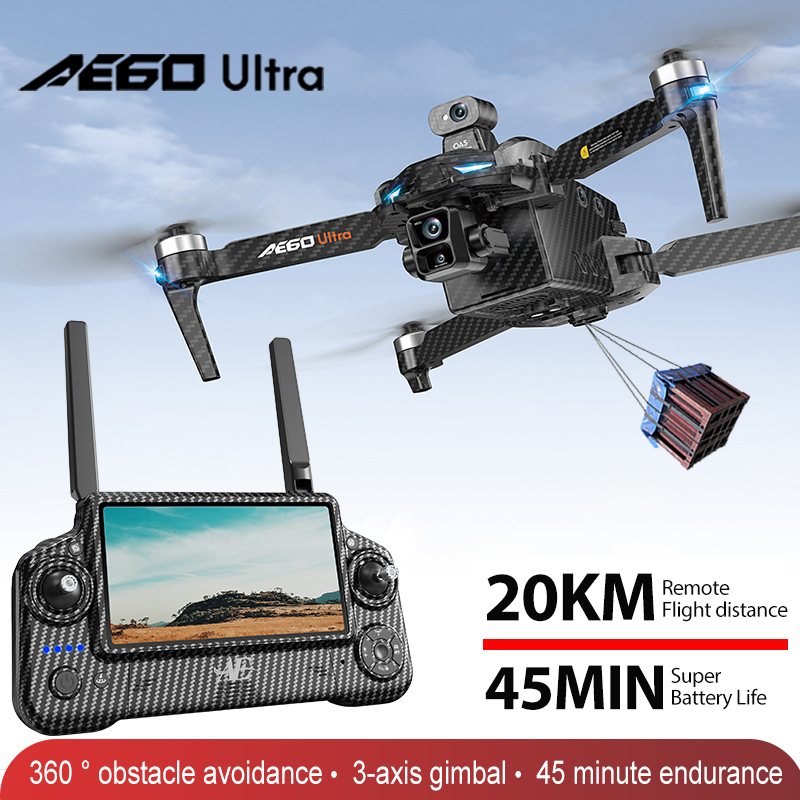 Drone Ae Rc - AE60 GPSドローン プロフェッショナル 8Kカメラ 3軸ジンバル 空撮FPV