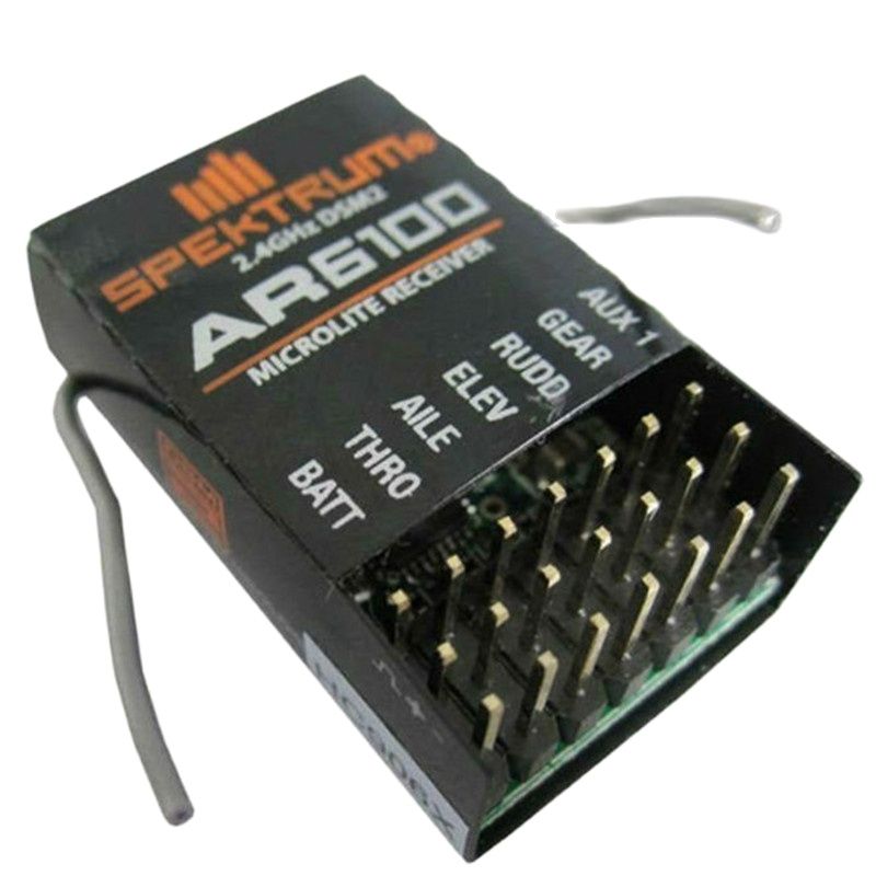 Drone Rc Leading - AR6100 DSM2 6CH 2.4GHz レシーバー Spektrum