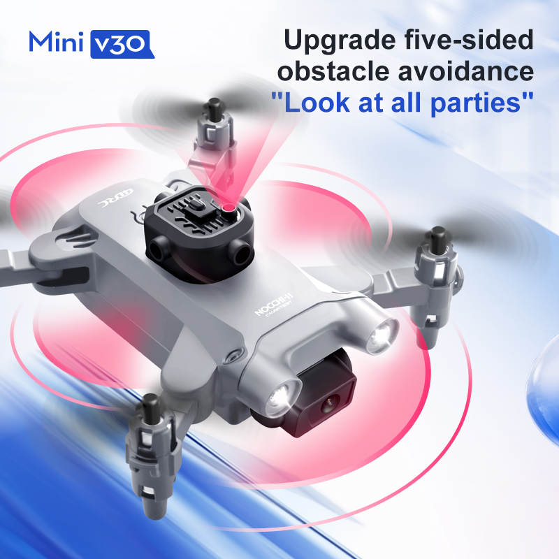 ミニ V30 WiFi FPV ドローン 4K HD デュア - Drone Ae Rc のレビューと価格