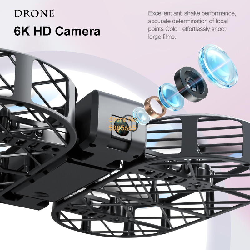 8K HD カメラ 360 °   保護オプティカルフローロ - Drone Ae Rc のレビューと価格
