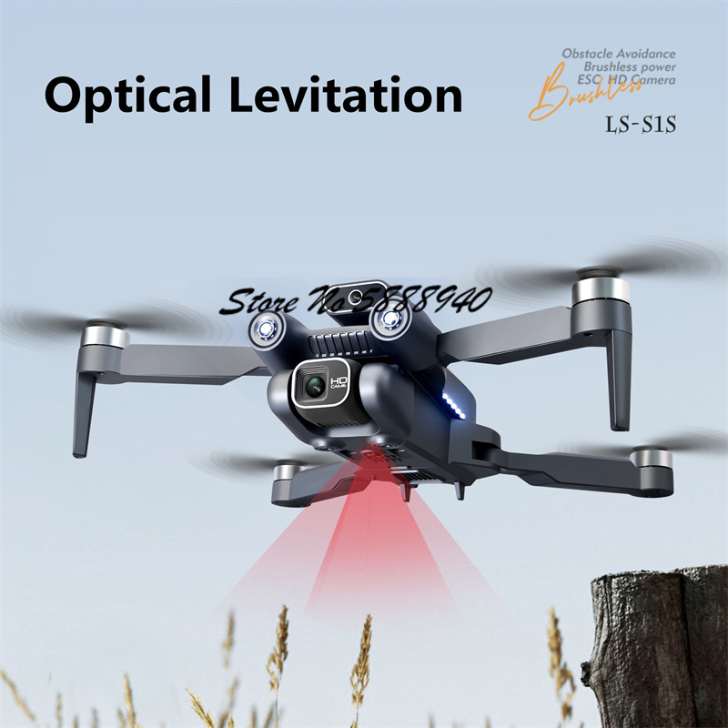 6K光学フロー ブラシレス 折りたたみ式 リモコン ドローン - Drone S1S Rc Quadcopter のレビューと価格