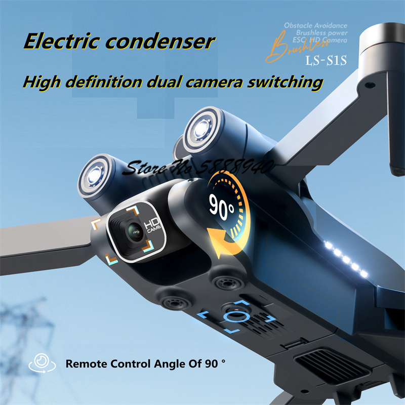 6K光学フロー ブラシレス 折りたたみ式 リモコン ドローン - Drone S1S Rc Quadcopter のレビューと価格