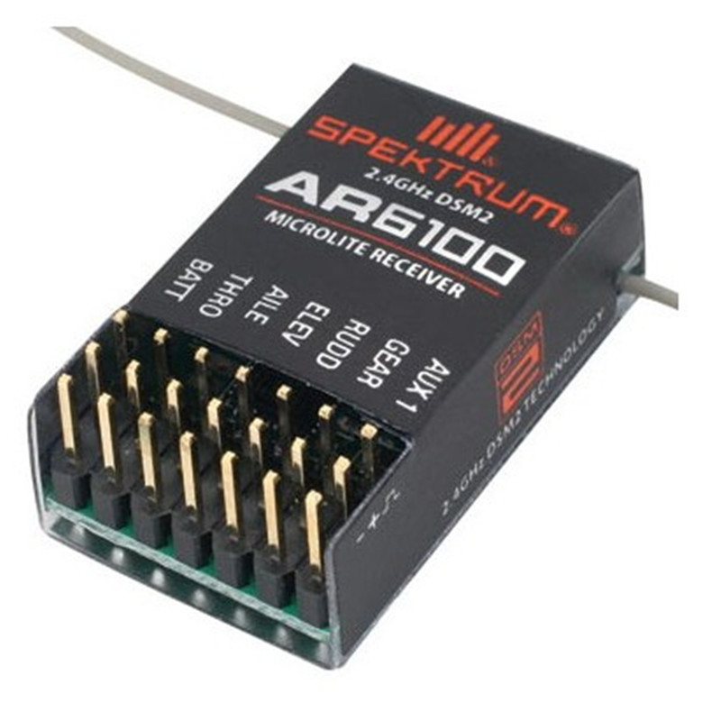AR6100 DSM2 6CH 2.4GHz レシーバー S - Drone Rc Leading のレビューと価格