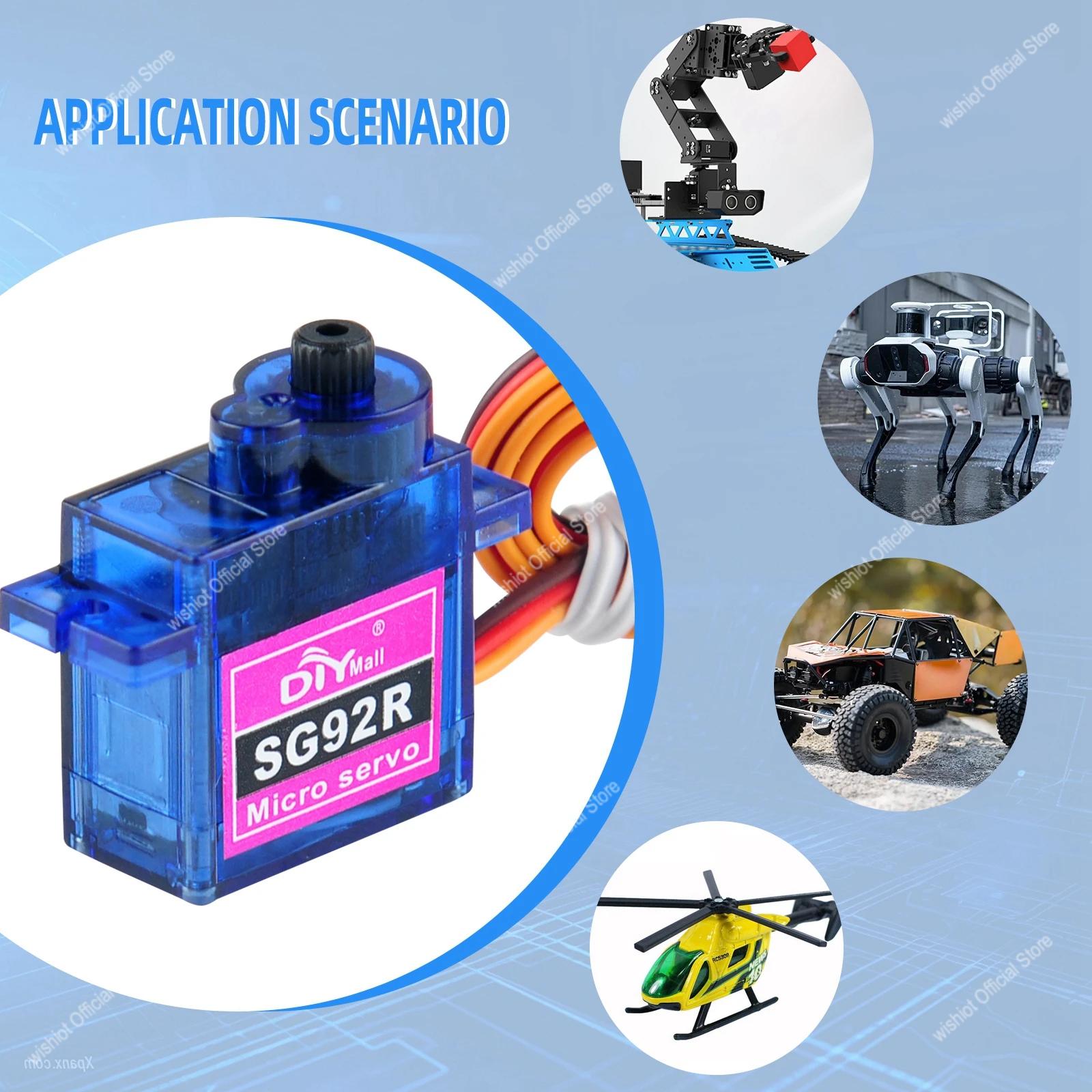 SG92R マイクロサーボモーター 4.8-6V 360/2 - Drone Rc Leading のレビューと価格