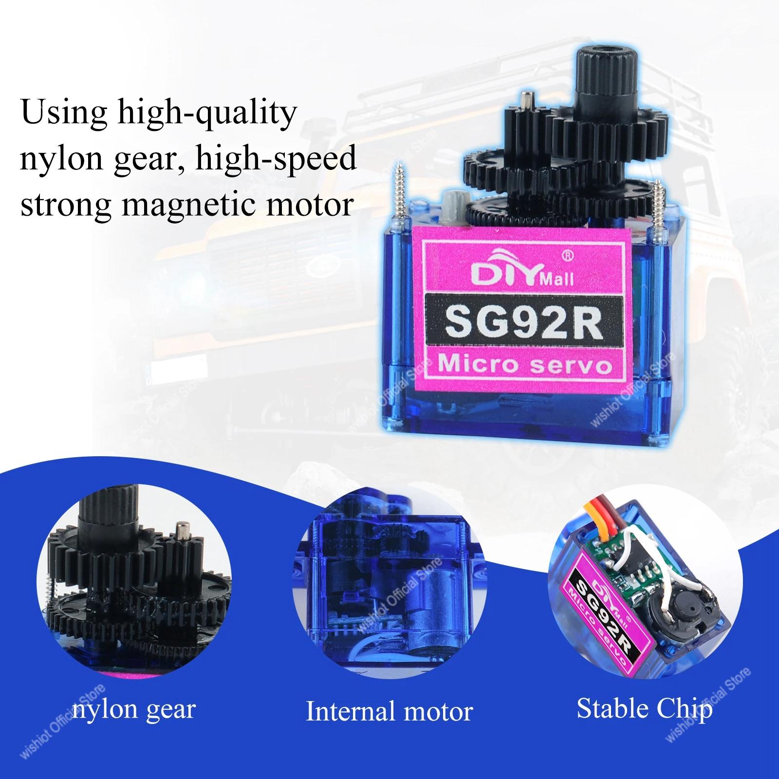 SG92R マイクロサーボモーター 4.8-6V 360/2 - Drone Rc Leading のレビューと価格
